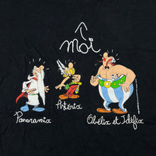 Load image into Gallery viewer, Girls PARC ASTERIX, black cotton tee / top, GUC, size 12-14,  