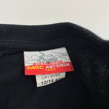 Load image into Gallery viewer, Girls PARC ASTERIX, black cotton tee / top, GUC, size 12-14,  