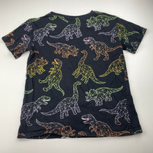 Load image into Gallery viewer, Boys Anko, black cotton tee / top, dinosaurs, EUC, size 8,  