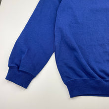 Load image into Gallery viewer, Unisex SCHOOL ZONE, blue school sweater / jumper, pilling, FUC, size 12,  