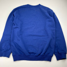 Load image into Gallery viewer, Unisex SCHOOL ZONE, blue school sweater / jumper, pilling, FUC, size 12,  