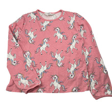 Load image into Gallery viewer, Girls H&amp;M, cotton long sleeve top, unicorns, GUC, size 9-10,  