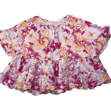 Load image into Gallery viewer, Girls Seed, tie dyed lightweight cotton oversize top, GUC, size 7,  