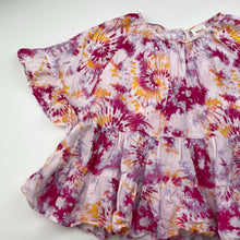 Load image into Gallery viewer, Girls Seed, tie dyed lightweight cotton oversize top, GUC, size 7,  