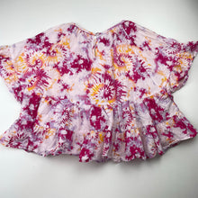 Load image into Gallery viewer, Girls Seed, tie dyed lightweight cotton oversize top, GUC, size 7,  