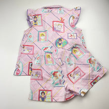 Load image into Gallery viewer, Girls Peter Alexander, Disney Princess pyjamas, wash fade &amp; pilling, FUC, size 3,  