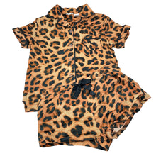 Load image into Gallery viewer, Girls Peter Alexander, leopard print lightweight cotton pyjamas, EUC, size 8,  