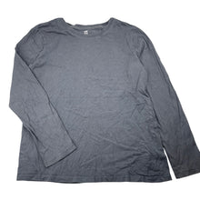 Load image into Gallery viewer, Unisex H&amp;M, grey cotton long sleeve tee / top, GUC, size 11-12,  
