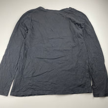Load image into Gallery viewer, Unisex H&amp;M, grey cotton long sleeve tee / top, GUC, size 11-12,  