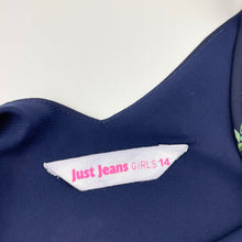 Load image into Gallery viewer, Girls Just Jeans, lined navy floral summer top, FUC, size 14,  