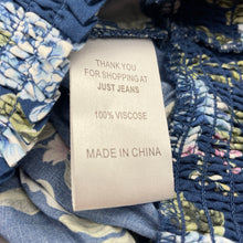 Load image into Gallery viewer, Girls Just Jeans, viscose lightweight floral long sleeve top, EUC, size 16,  