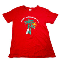 Load image into Gallery viewer, Unisex Big W, red cotton Christmas tee / top, FUC, size 8,  