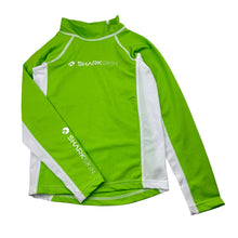 Load image into Gallery viewer, Unisex SHARKSKIN, long sleeve rashie / swim top, EUC, size 6,  