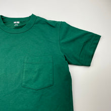 Load image into Gallery viewer, Boys Uniqlo, AIRism green tee / top, EUC, size 9-10,  