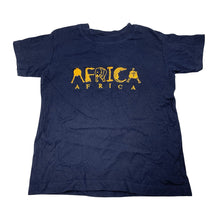 Load image into Gallery viewer, Boys navy, embroidered cotton tee / top, EUC, size 6,  