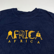 Load image into Gallery viewer, Boys navy, embroidered cotton tee / top, EUC, size 6,  