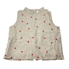 Load image into Gallery viewer, Girls Ola Mi Mi, embroidered linen blend sleeveless top, EUC, size 8,  