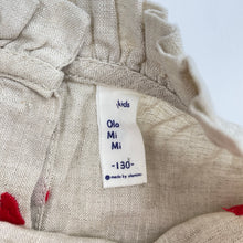 Load image into Gallery viewer, Girls Ola Mi Mi, embroidered linen blend sleeveless top, EUC, size 8,  