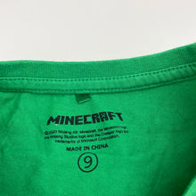 Load image into Gallery viewer, Boys Mojang, Minecraft cotton long sleeve tee / top, EUC, size 9,  