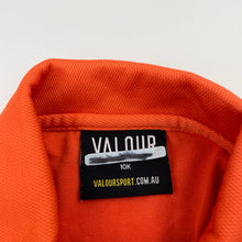 Load image into Gallery viewer, Boys VALOUR, orange sports polo shirt top, EUC, size 10,  