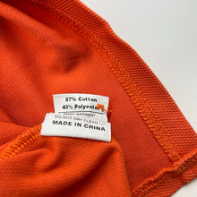 Load image into Gallery viewer, Boys VALOUR, orange sports polo shirt top, EUC, size 10,  