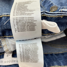 Load image into Gallery viewer, Girls Madden Girl, distressed stretch denim shorts, adjustable, FUC, size 8,  