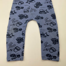 Load image into Gallery viewer, Boys Matalan, stretchy leggings / bottoms, diggers, FUC, size 0,  