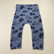 Load image into Gallery viewer, Boys Matalan, stretchy leggings / bottoms, diggers, FUC, size 0,  