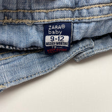 Load image into Gallery viewer, Girls Zara, lightweight denim shorts, adjustable, FUC, size 0,  