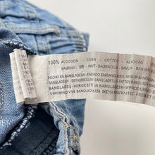 Load image into Gallery viewer, Girls Zara, lightweight denim shorts, adjustable, FUC, size 0,  