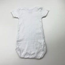 Load image into Gallery viewer, Unisex Petit Bateau, white cotton bodysuit / romper, GUC, size 0000,  