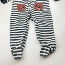 Load image into Gallery viewer, Unisex Anko, velour zip coverall / romper, GUC, size 1,  