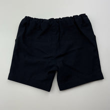 Load image into Gallery viewer, Boys Target, black lightweight formal shorts, elasticated, EUC, size 000,  