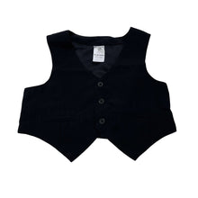 Load image into Gallery viewer, Boys Target, black suit / formal waistcoat / vest, EUC, size 1,  