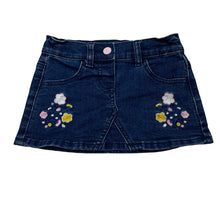 Load image into Gallery viewer, Girls Anko, embroidered stretch denim skirt, adjustable, GUC, size 2,  