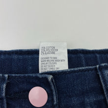 Load image into Gallery viewer, Girls Anko, embroidered stretch denim skirt, adjustable, GUC, size 2,  