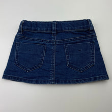 Load image into Gallery viewer, Girls Anko, embroidered stretch denim skirt, adjustable, GUC, size 2,  