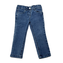 Load image into Gallery viewer, Girls Anko, blue stretch denim jeans, adjustable, Inside leg: 28.5cm, EUC, size 2,  