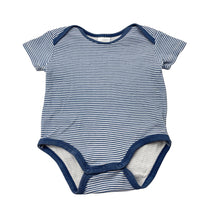Load image into Gallery viewer, Unisex Target, striped cotton bodysuit / romper, GUC, size 000,  