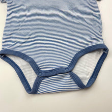 Load image into Gallery viewer, Unisex Target, striped cotton bodysuit / romper, GUC, size 000,  