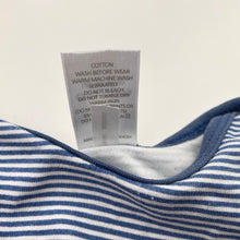 Load image into Gallery viewer, Unisex Target, striped cotton bodysuit / romper, GUC, size 000,  