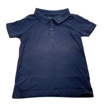 Load image into Gallery viewer, Boys Anko, navy cotton polo top, wash fade, FUC, size 3,  