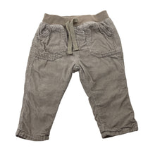 Load image into Gallery viewer, Boys Tiny Little Wonders, lined cotton corduroy pants, elasticated, small marks, FUC, size 0,  