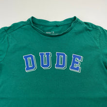 Load image into Gallery viewer, Boys Anko, green cotton tee / top, EUC, size 5,  