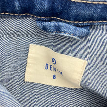 Load image into Gallery viewer, Girls Target, blue stretch denim jacket, FUC, size 8,  