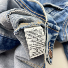 Load image into Gallery viewer, Girls Target, blue stretch denim jacket, FUC, size 8,  