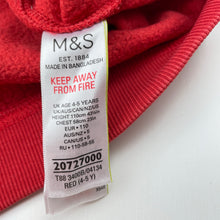 Load image into Gallery viewer, Unisex M&amp;S, fleece lined sweater / jumper, wash fade, FUC, size 5,  