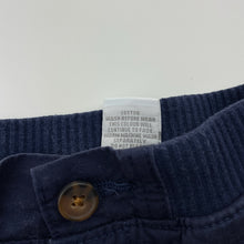 Load image into Gallery viewer, Boys Target, navy cotton pants, elasticated, GUC, size 000,  
