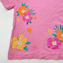 Load image into Gallery viewer, Girls Anko, pink cotton tee / top, flowers, EUC, size 7,  
