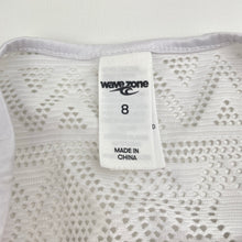 Load image into Gallery viewer, Girls Wave Zone, lightweight beach / swim cover / top, EUC, size 8,  